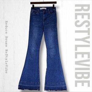 TIN HAUL Women’s Size 26/S Denim Jeans Flare Style Fit Stretch